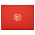 AbilityOne 7510010561927, SKILCRAFT Award Certificate Binder, 8.5 x 11, Marine Corps Seal, Red/Gold