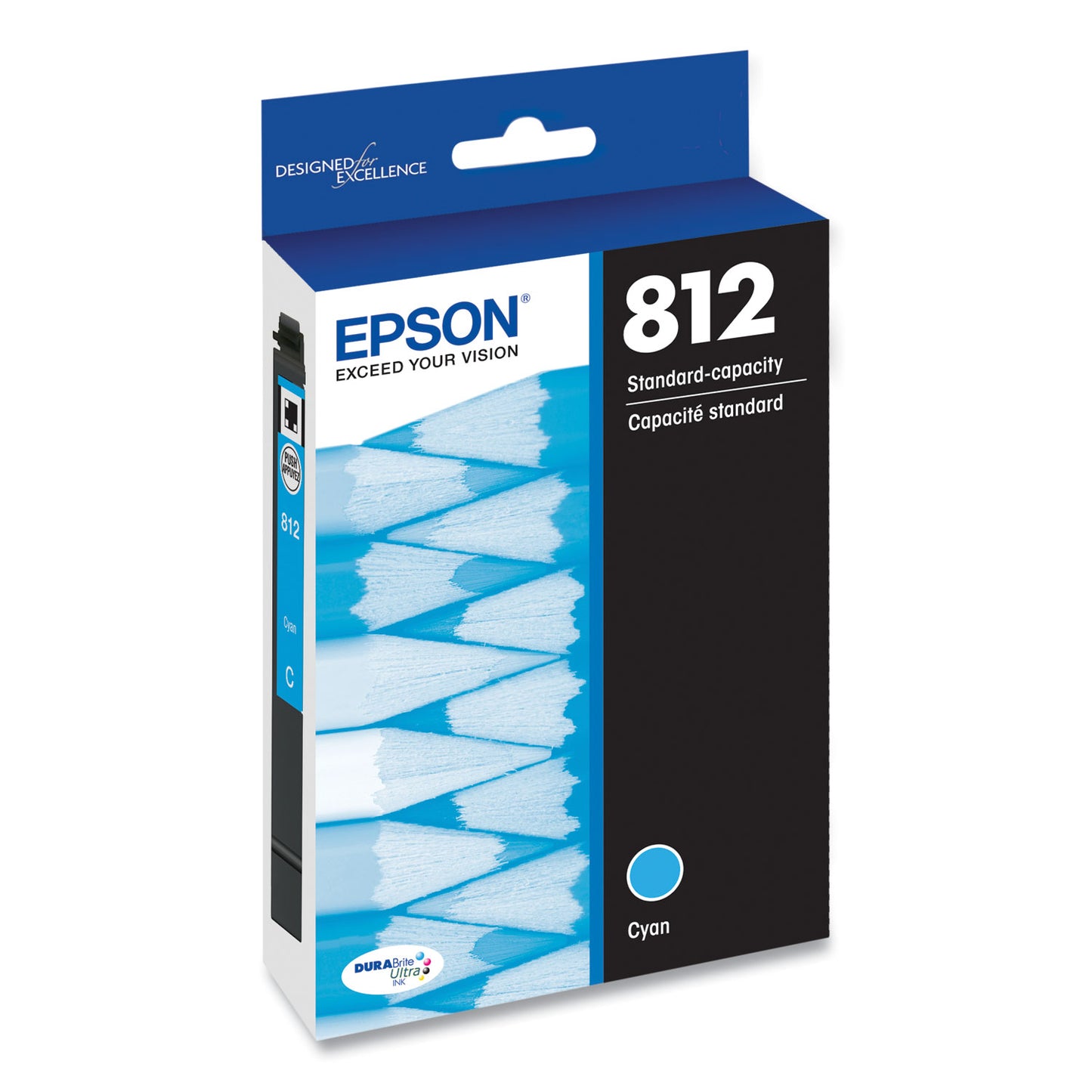 Epson T812220-S (T812) DURABrite Ultra Ink, 300 Page-Yield, Cyan