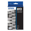 Epson T812120-S (T812) DURABrite Ultra Ink, 350 Page-Yield, Black