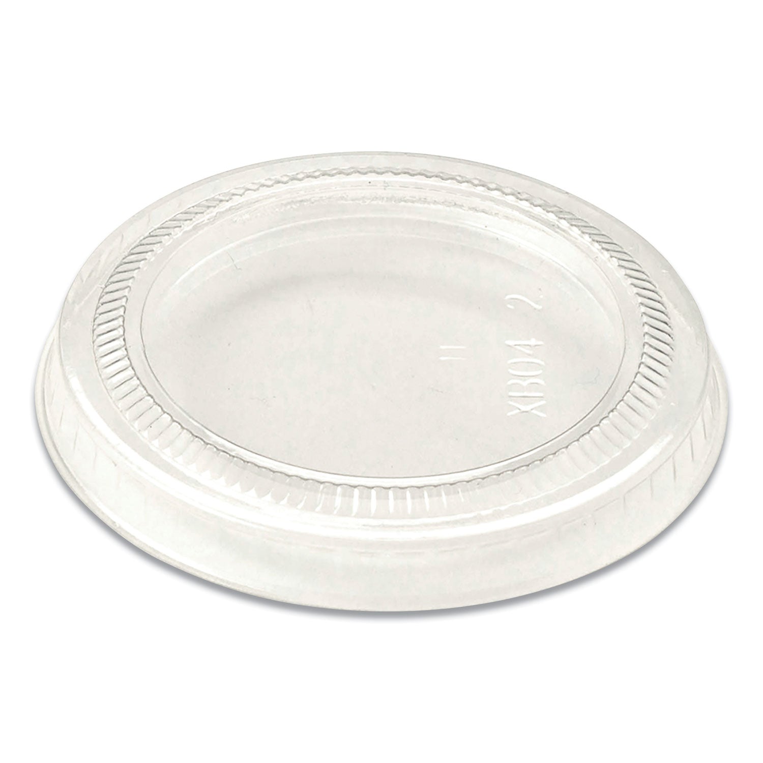 World Centric PLA Lids for Fiber Cups, 2.6" Diameter x 0.3"h, Clear, Plastic, 2,000/Carton (CPLCS2S)