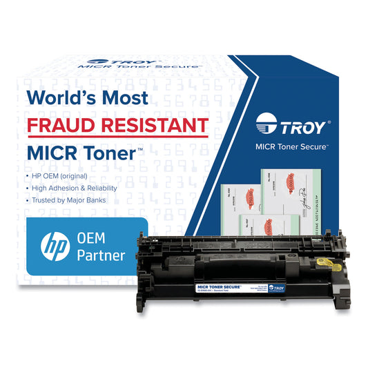 Troy 0281680001 289A MICR Toner Secure, Alternative for HP CF289A, Black (02816800E1)