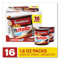 Nutella Hazelnut Spread and Breadsticks, 1.8 oz Single-Serve Tub, 16/Pack (22001135)