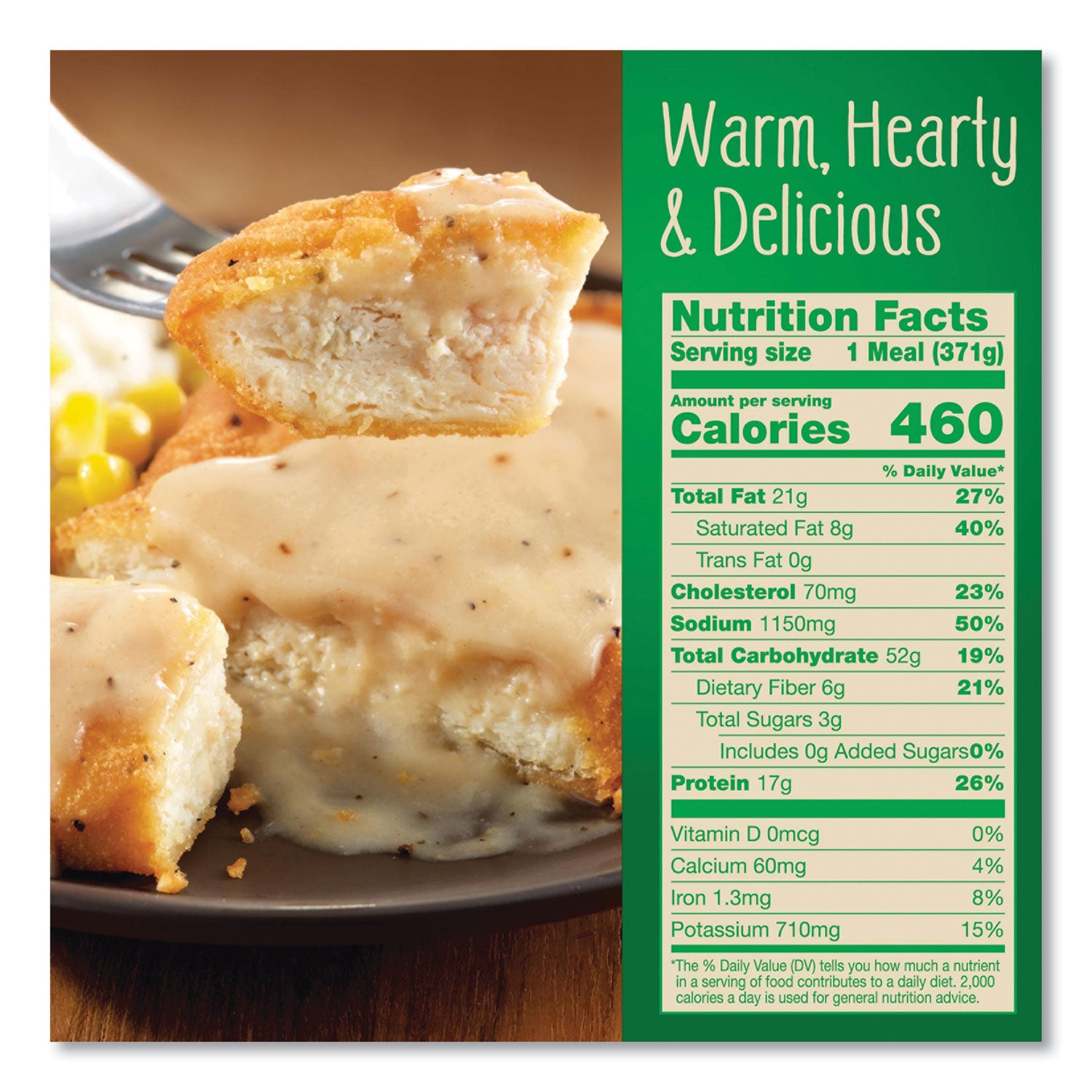 Marie Callender's Country Fried Chicken and Gravy, 13.1 oz Bowl, 5/Pack (90300169)