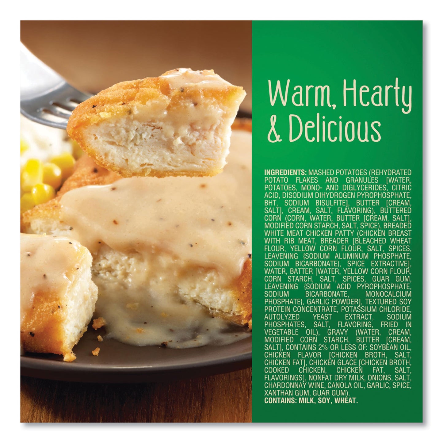 Marie Callender's Country Fried Chicken and Gravy, 13.1 oz Bowl, 5/Pack (90300169)