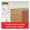 Scotch Box Lock Shipping Packaging Tape with Dispenser, 3" Core, 1.88" x 54.6 yds, Clear, 4/Pack (39504RD)