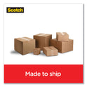 Scotch Box Lock Shipping Packaging Tape with Dispenser, 3" Core, 1.88" x 54.6 yds, Clear, 4/Pack (39504RD)