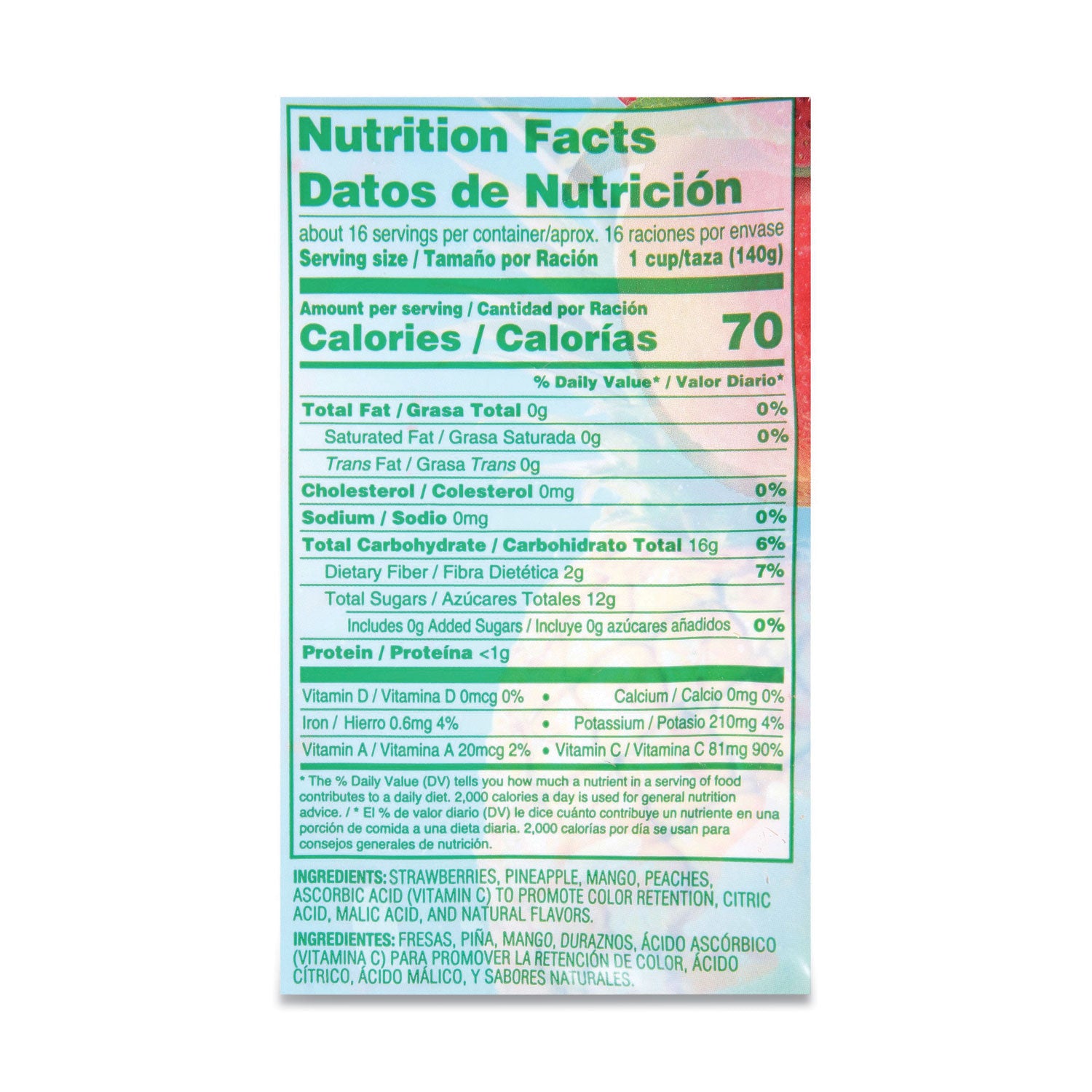 Dole Frozen Mixed Fruit, 5 lb Bag (90300157)