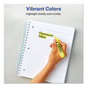 Avery HI-LITER Desk-Style Highlighters, Fluorescent Yellow Ink, Chisel Tip, Yellow/Black Barrel, 200/Box (24130)