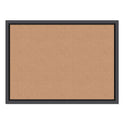 U Brands Cork Bulletin Board, 23 x 17, Tan Surface, Black Frame (026U0001)