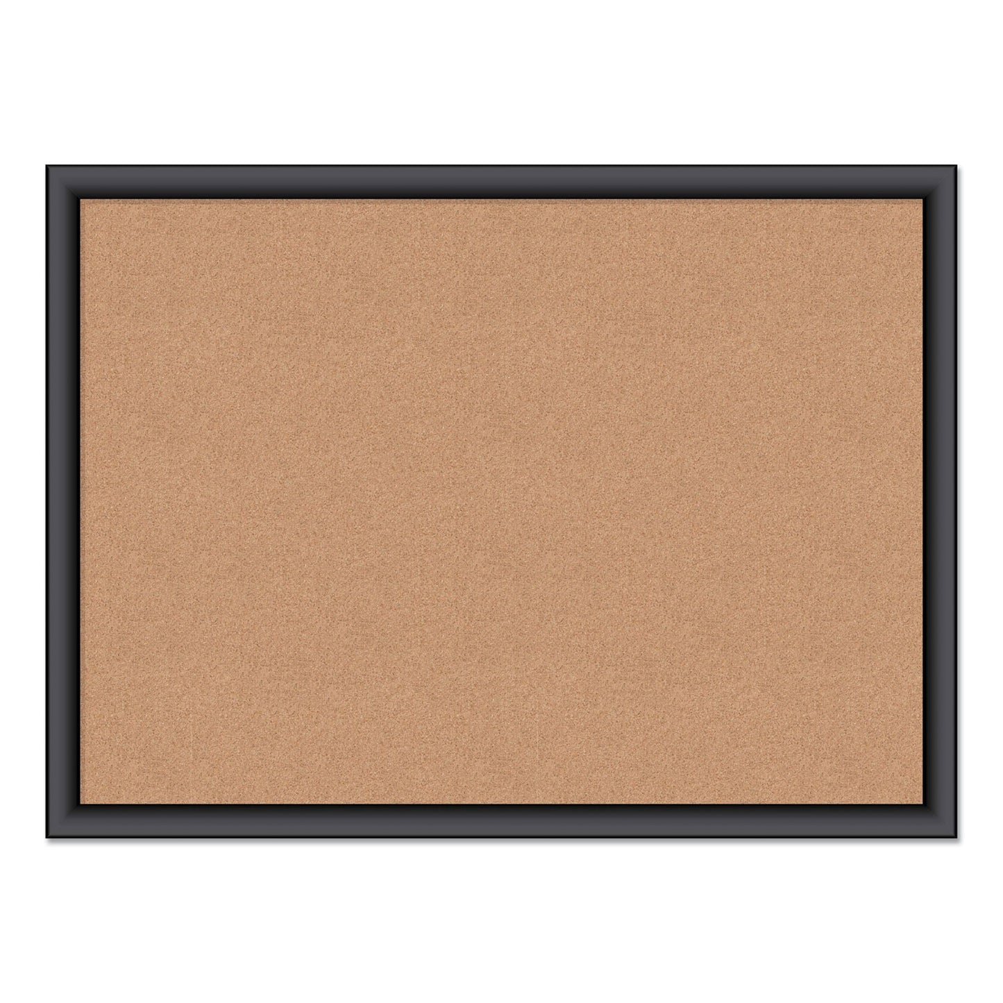 U Brands Cork Bulletin Board, 23 x 17, Tan Surface, Black Frame (026U0001)