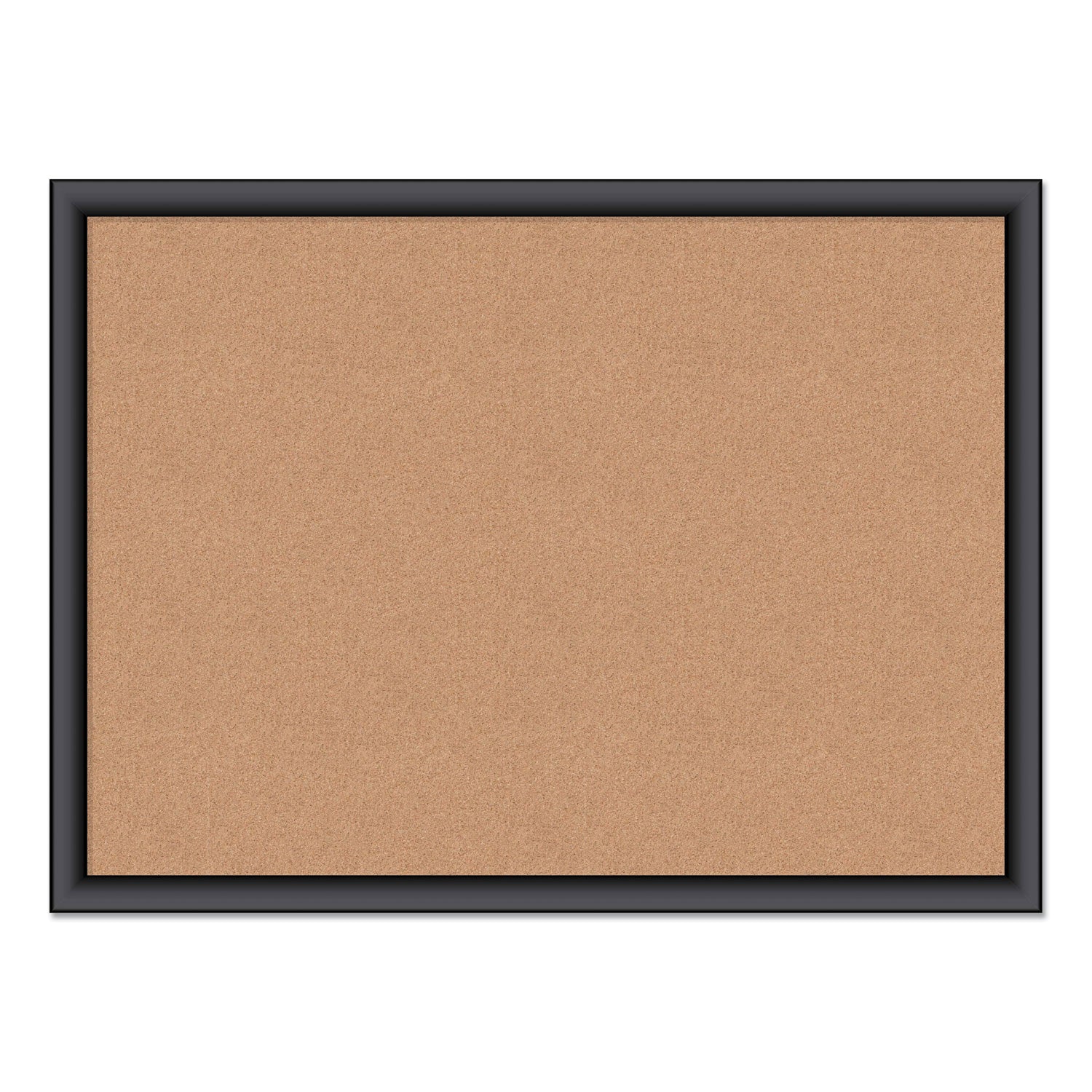 U Brands Cork Bulletin Board, 23 x 17, Tan Surface, Black Frame (026U0001)