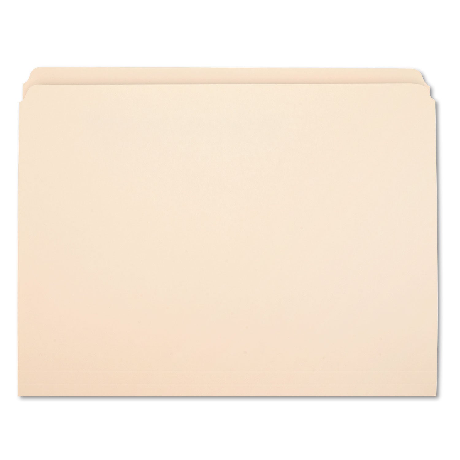 AbilityOne 7530002910098, SKILCRAFT Manila File Folder, Straight Tabs, Letter Size, 0.75" Expansion, Manila, 100/Box
