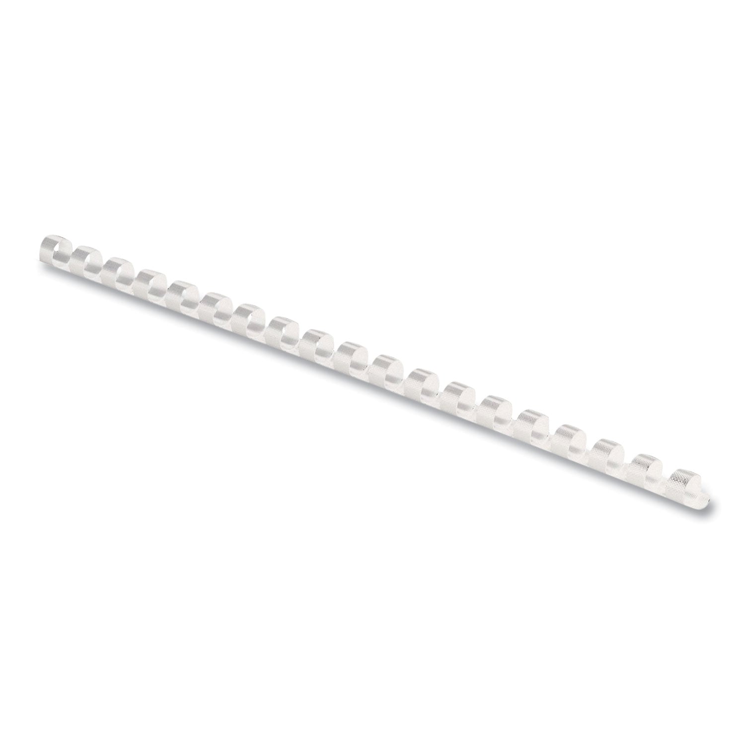 Fellowes Plastic Comb Bindings, 5/16" Diameter, 40 Sheet Capacity, White, 100/Pack (52508)