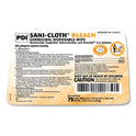 Sani-Cloth Bleach Germicidal Disposable Wipes, Deep-Well Lid Canister, 10.5 x 6, 75/Canister (P54072PK)