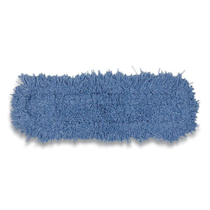 Rubbermaid Commercial Twisted Loop Blend Dust Mop, PIC/PET Polyester, 24" x 5", Blue (25300BL00)