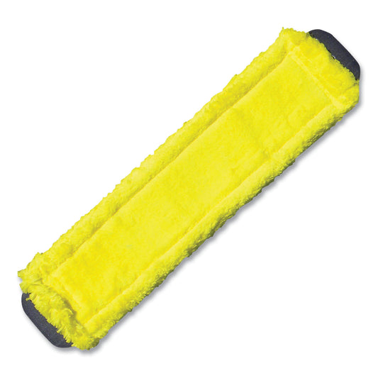 Unger SmartColor MicroMop 15.0, Microfiber, Heavy-Duty, 16 x 5, Yellow, 5/Pack (MM40YPK)