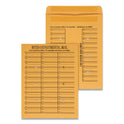 Universal Deluxe Interoffice Press and Seal Envelopes, #97, Two-Sided Three-Column Format, 10 x 13, Brown Kraft, 100/Box (63570)