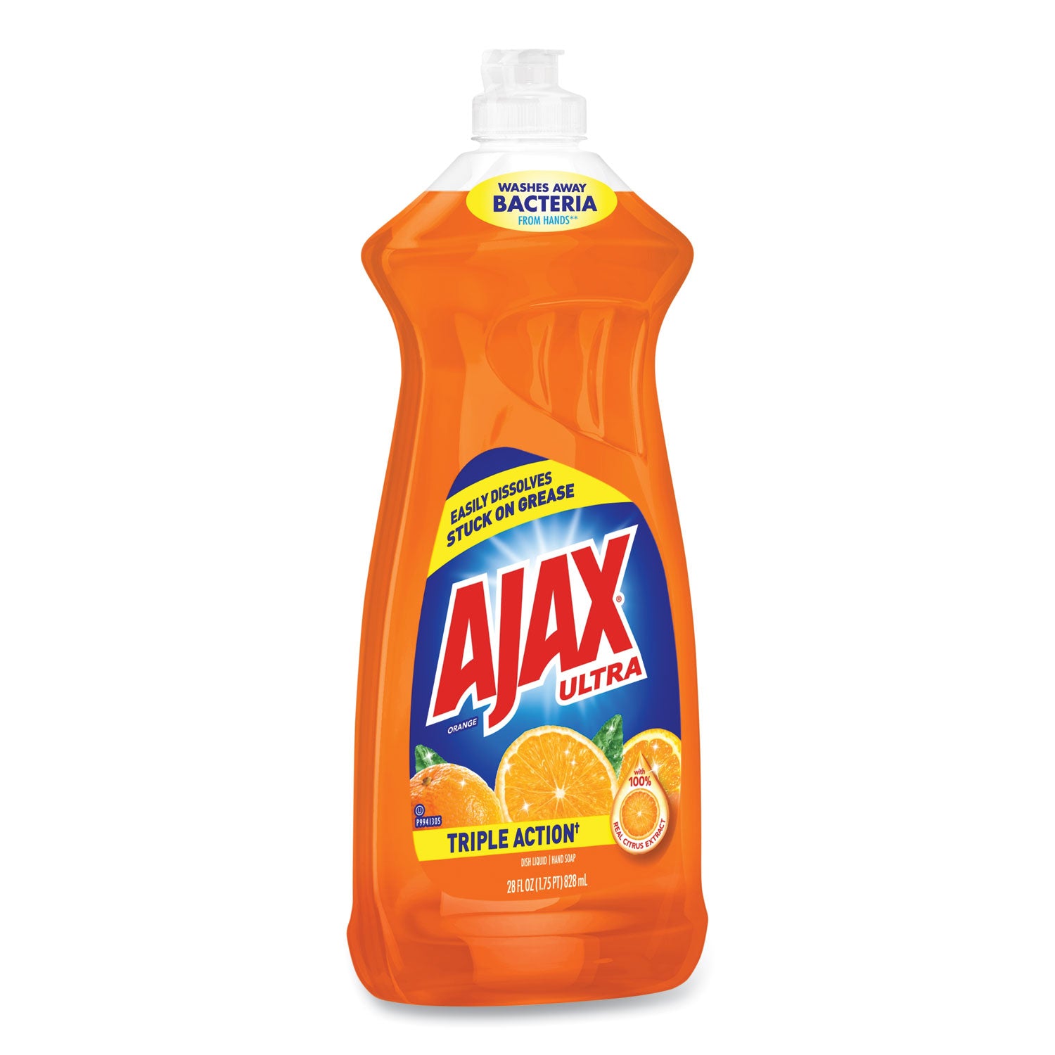 Ajax Dish Detergent, Liquid, Orange Scent, 28 oz Bottle (44678EA)