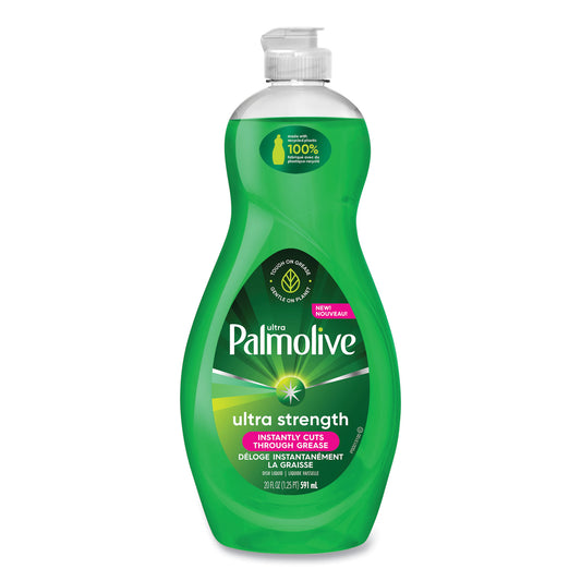 Ultra Palmolive Dishwashing Liquid, Ultra Strength, Original Scent, 20 oz Bottle (45118EA)