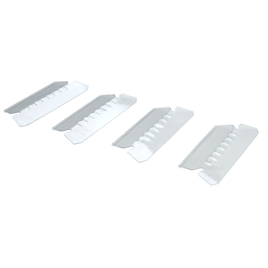 AbilityOne 7510013750502, SKILCRAFT Tabs for Hanging File Folders, 1/5-Cut, Clear, 2" Wide, 25/Pack