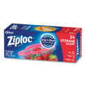 Ziploc Seal Top Bags, Quart, 7.44" x 7", Clear, 24/Box (314466)