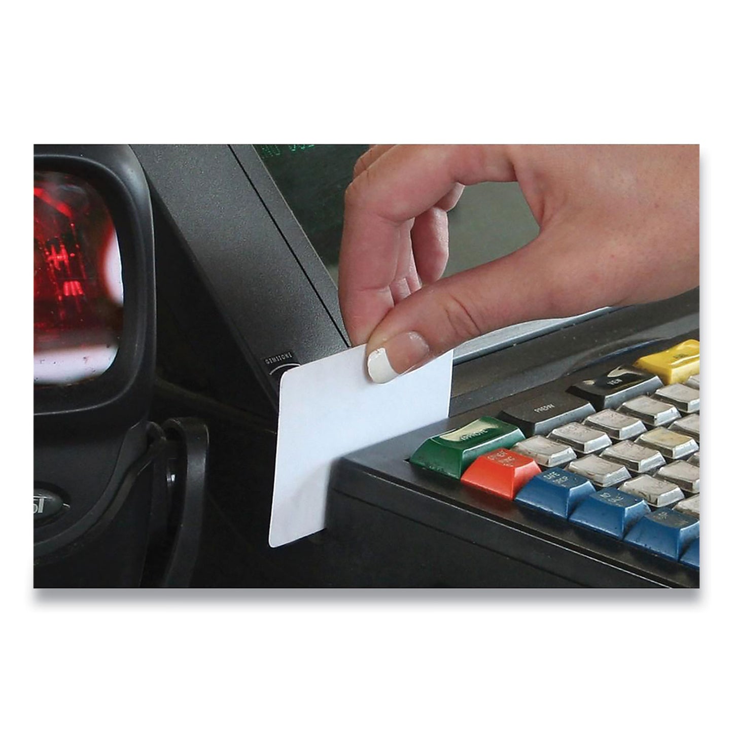 IMPRESO Magnetic Card Reader Cleaning Cards, 2.1" x 3.35", 50/Carton (2391)