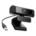 j5create JVCU100 HD Webcam, 1920 pixels x 1080 pixels, 2 Mpixels, Black