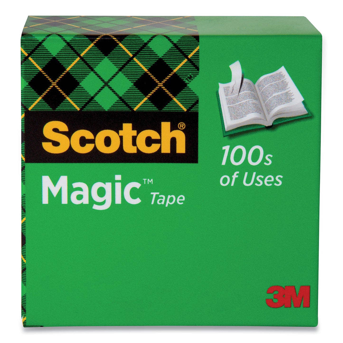 Scotch Magic Tape Refill, 3" Core, 0.75" x 72 yds, Clear (810342592)