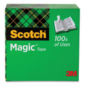 Scotch Magic Tape Refill, 1" Core, 0.75" x 25 yds, Clear, 20/Pack (810SX20)