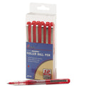AbilityOne 7520014940908, SKILCRAFT Liquid Magnus Hybrid Gel Pen, Stick, Extra-Fine 0.5 mm, Red Ink, Clear/Red Barrel, Dozen