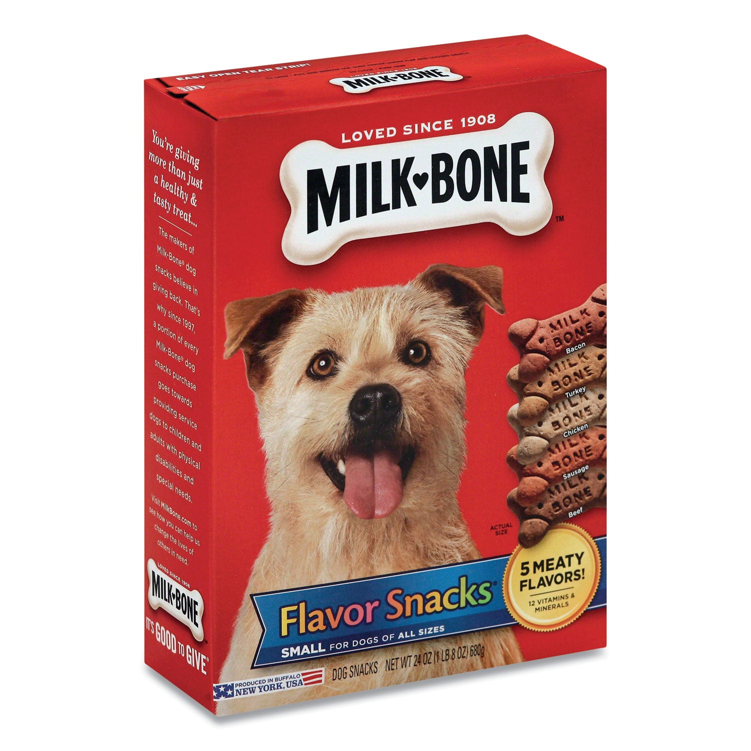 Milk-Bone Small Sized Dog Biscuits, Bacon