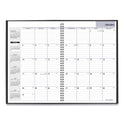 AT-A-GLANCE DayMinder Monthly Planner, Ruled Blocks, 12 x 8, Black Cover, 14-Month: Dec 2024 to Jan 2026 (SK200)