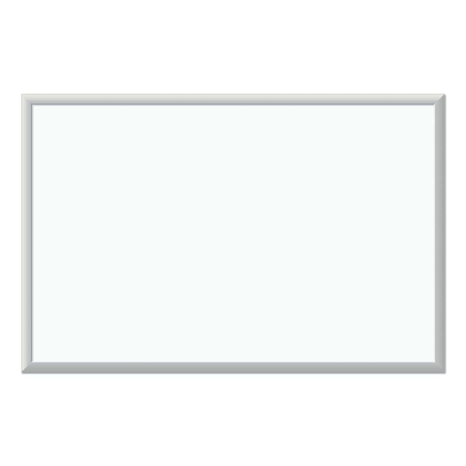 U Brands Melamine Dry Erase Board, 35 x 23, White Surface, Silver Frame (031U0001)