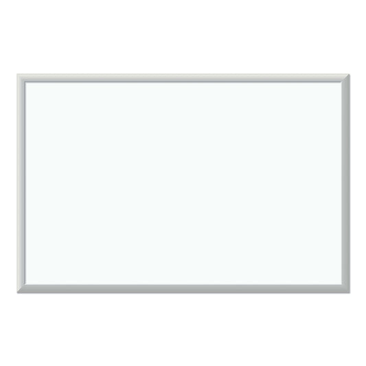 U Brands Melamine Dry Erase Board, 35 x 23, White Surface, Silver Frame (031U0001)