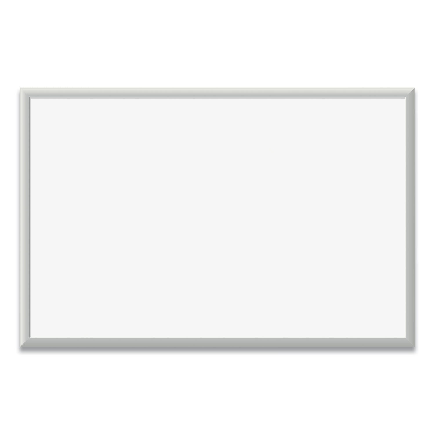 U Brands Magnetic Dry Erase Board with Aluminum Frame, 35 x 23, White Surface, Silver Frame (071U0001)