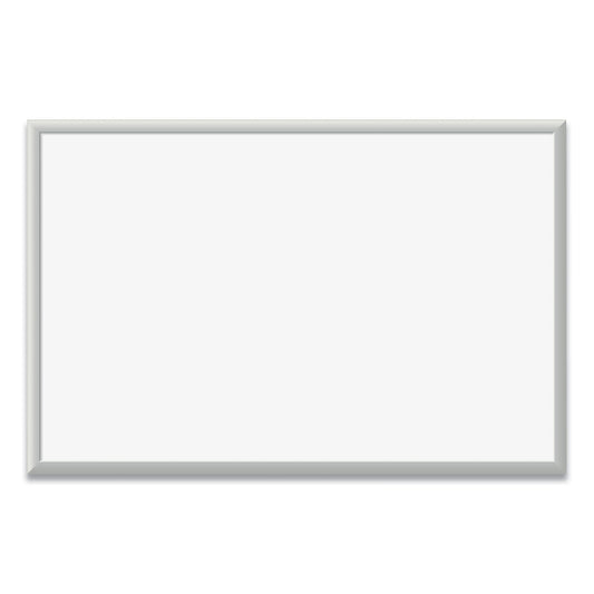 U Brands Magnetic Dry Erase Board with Aluminum Frame, 35 x 23, White Surface, Silver Frame (071U0001)