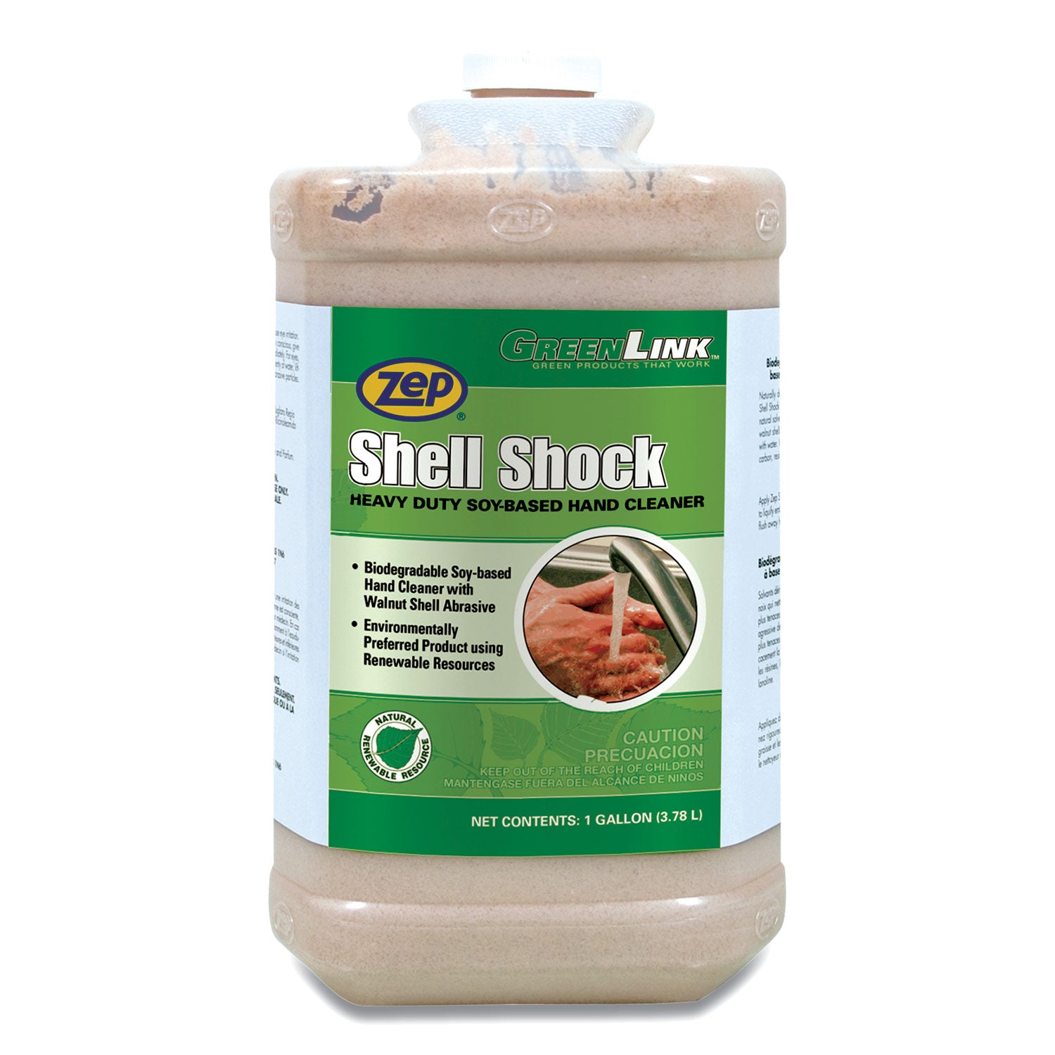 Zep Shell Shock Heavy Duty Soy-Based Hand Cleaner, Cinnamon Scent, 1 gal (318524EA)