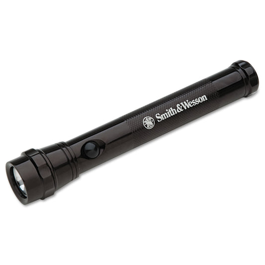 AbilityOne 6230015132663, SKILCRAFT Smith and Wesson Aluminum Flashlight, 2 AA Batteries (Included), Black