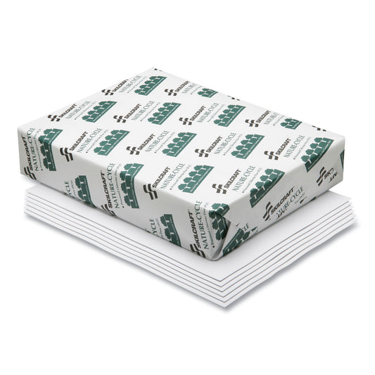 AbilityOne 7530015038441, SKILCRAFT Nature-Cycle Copy Paper, 92 Bright, 20 lb Bond Weight, 8.5 x 11, White, 500 Sheets/Ream (5038441RM)