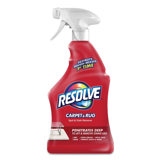 RESOLVE Triple Oxi Advanced Trigger Carpet Cleaner, 22 oz Spray Bottle (00601)