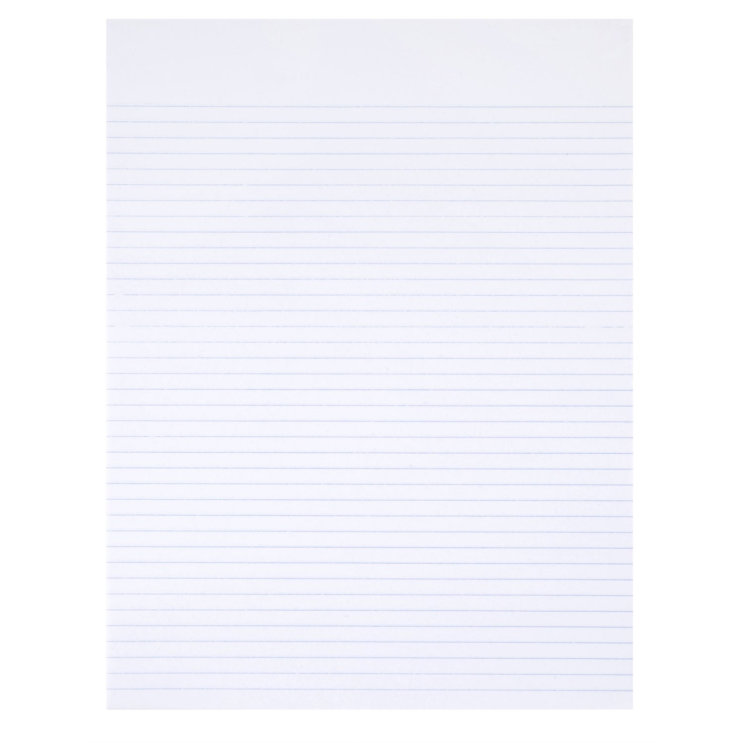 AbilityOne 7530015167581, SKILCRAFT Writing Pad, Narrow Rule, 100 White 8.5 x 11 Sheets, Dozen