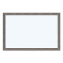 U Brands Magnetic Dry Erase Board with Rustic Frame, 35 x 23, White Surface, Brown Frame (4890U0001)