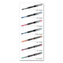 uni-ball VISION ELITE Hybrid Gel Pen, Stick, Bold 0.8 mm, Assorted Ink and Barrel Colors, 8/Pack (90199PP)