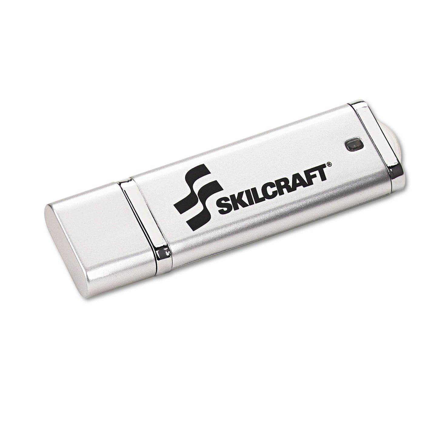 AbilityOne 7045015584987, SKILCRAFT Ultra-Slim Flash Drive, 4 GB, Silver