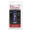 AbilityOne 7045015584992, SKILCRAFT USB Flash Drive with 256-Bit AES Encryption, 4 GB, Blue