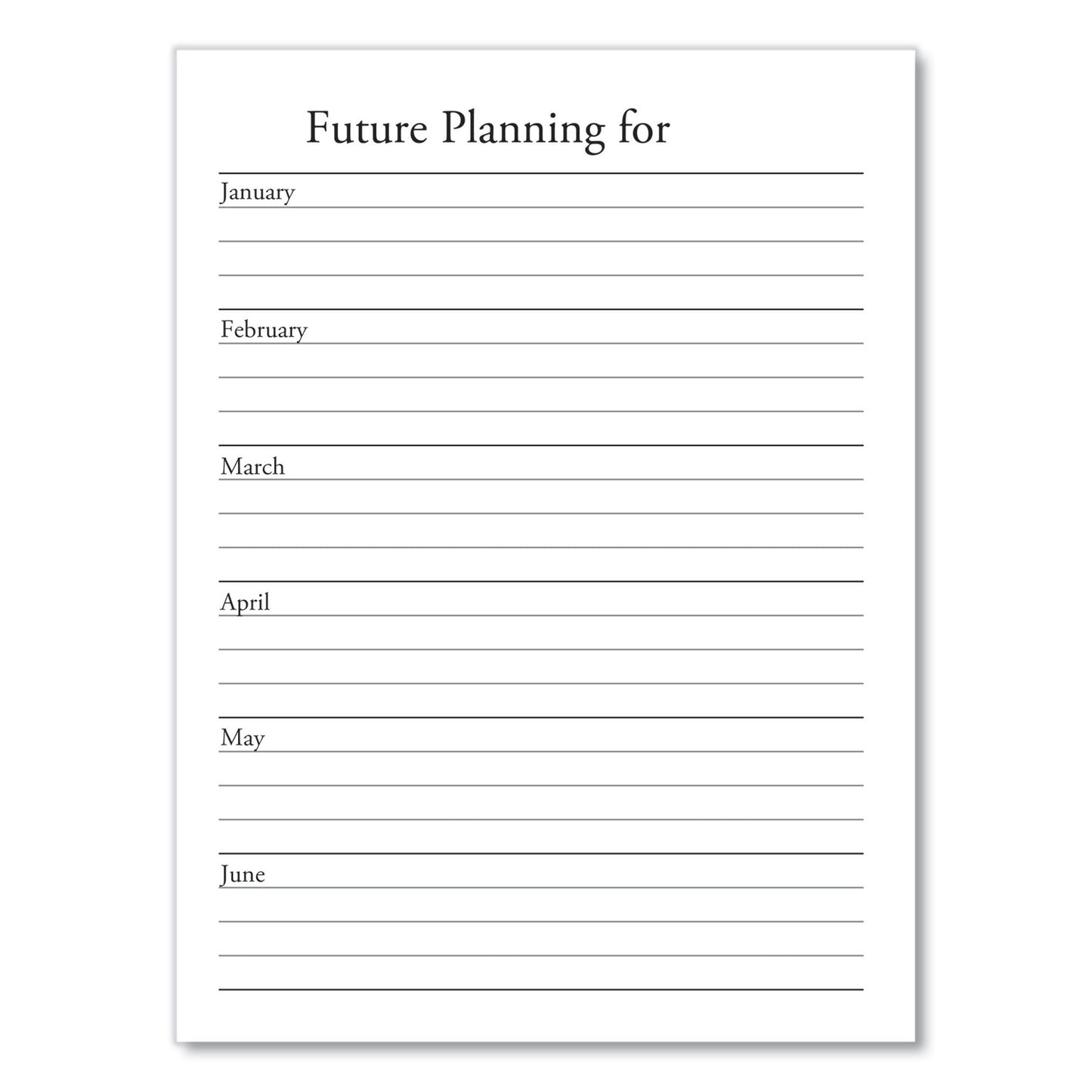 House of Doolittle Recycled Weekly Appointment Book Ruled without Appointment Times, 8.75 x 6.88, Black Cover, 12-Month (Jan to Dec): 2025 (25802)