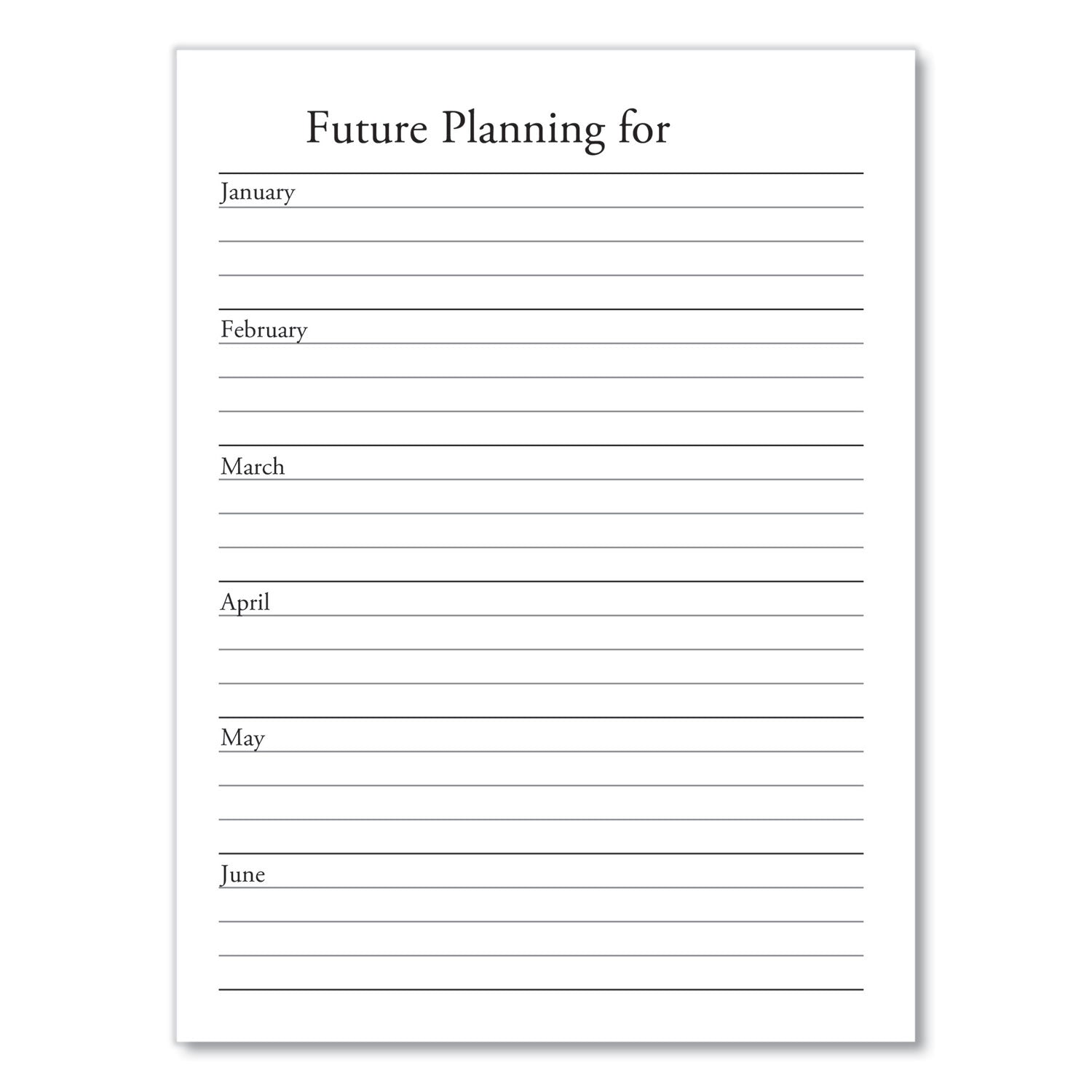 House of Doolittle Recycled Weekly Appointment Book Ruled without Appointment Times, 8.75 x 6.88, Black Cover, 12-Month (Jan to Dec): 2025 (25802)