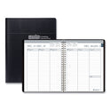 House of Doolittle Recycled Weekly Appointment Book Ruled without Appointment Times, 8.75 x 6.88, Black Cover, 12-Month (Jan to Dec): 2025 (25802)