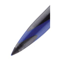 uni-ball AIR Porous Gel Pen, Stick, Medium 0.7 mm, Blue Ink, Black/Blue Barrel, 3/Pack (1926810)