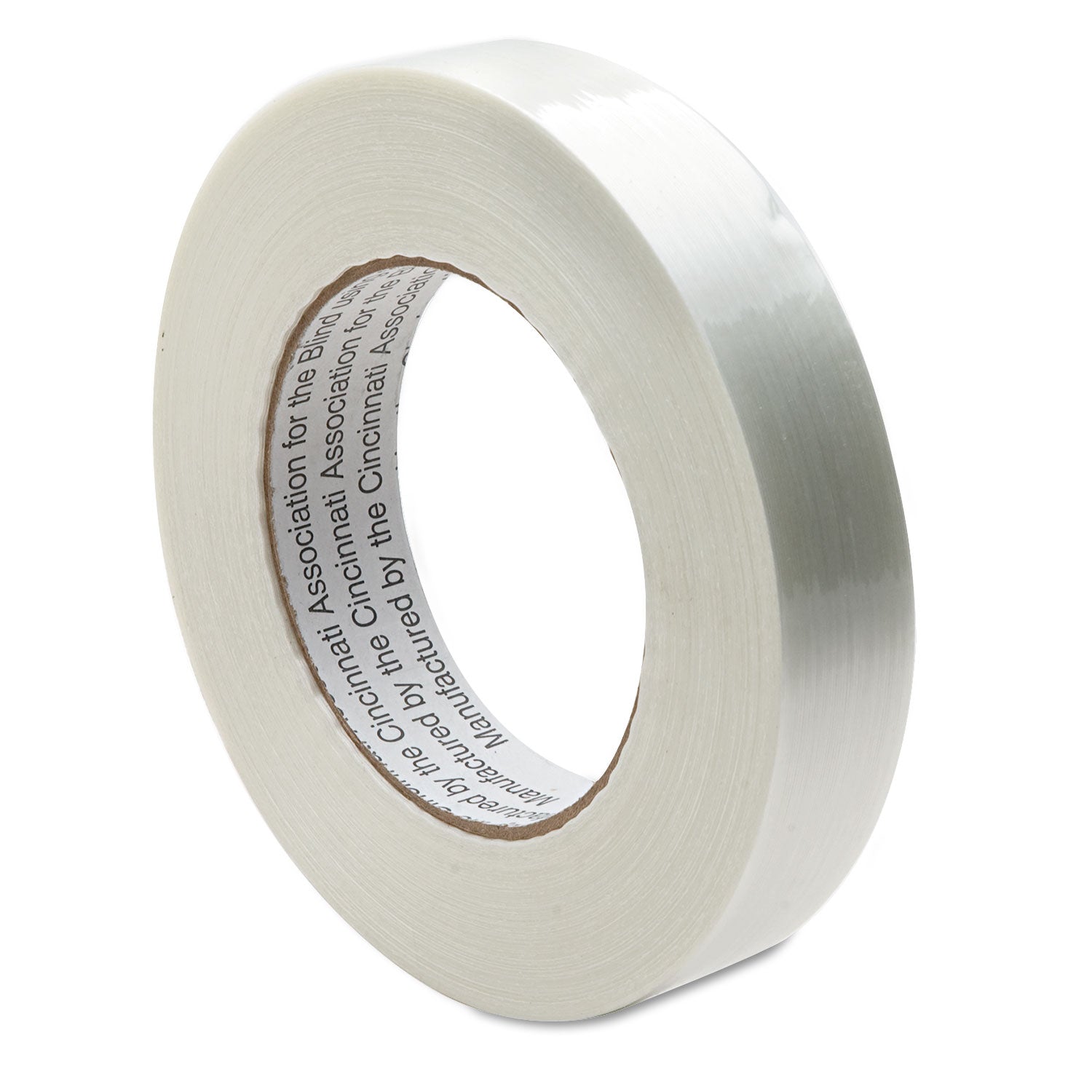 AbilityOne 7510005824772, SKILCRAFT Filament/Strapping Tape, 3" Core, 1" x 60 yds, White